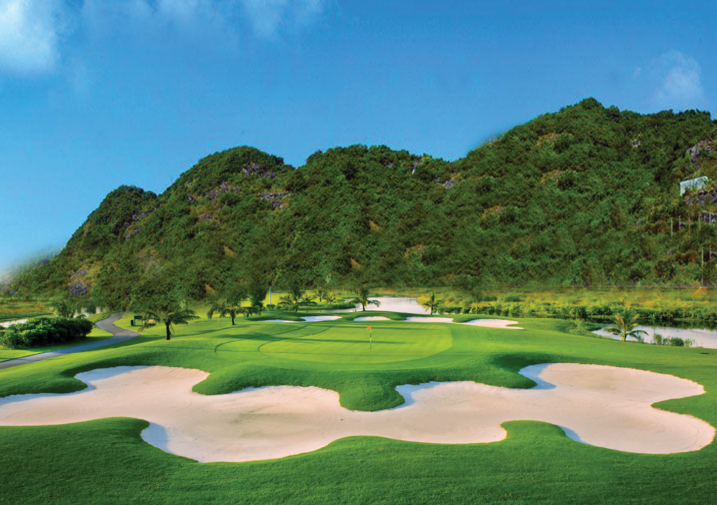 Hệ thống sân Golf đẳng cấp là tiện ích dự án Dragon Ocean Đồ Sơn